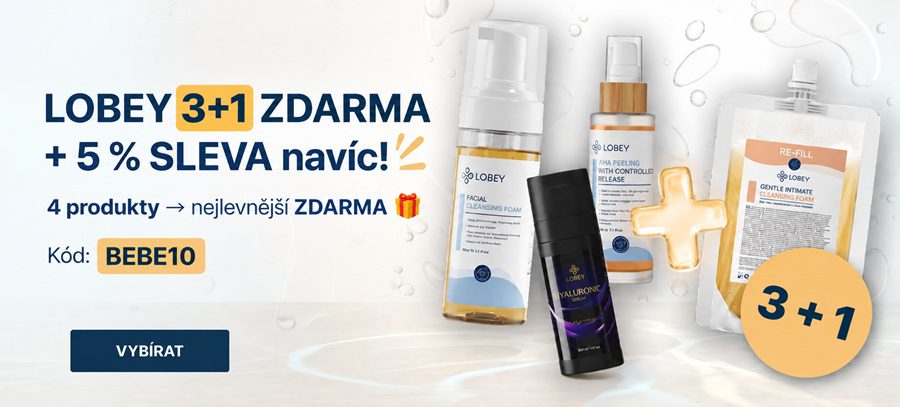 Akce 3+1 zdarma Lobey