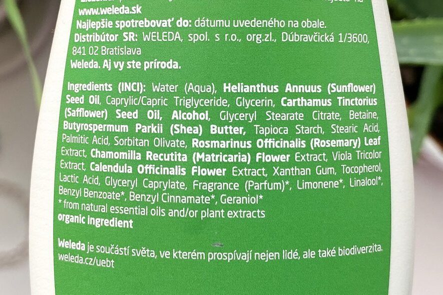 Tělová mléka Weleda: Sensitive pro citlivou pokožku a Skin Food pro extra výživu (2 recenze) 4 Weleda jemné tělové mléko pro citlivou pokožku a výživné tělové mléko Skin Food Lotion