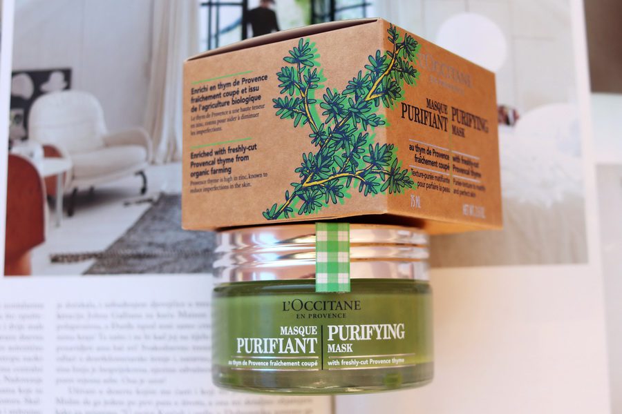 L'Occitane: pročišťující pleťová maska a jemný peeling z tymiánu (recenze) 4 maska a peeling L'Occitane