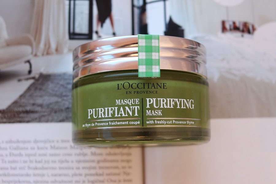 L'Occitane: pročišťující pleťová maska a jemný peeling z tymiánu (recenze) 2 pročišťující pleťová maska L'Occitane s tymiánem