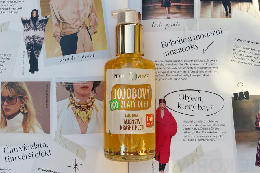 Purity Vision: Zlatý jojobový olej BIO (recenze) 1 zlatý jojobový olej od Purity Vision