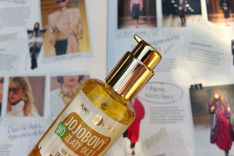 Purity Vision: Zlatý jojobový olej BIO (recenze) 3 detail balení