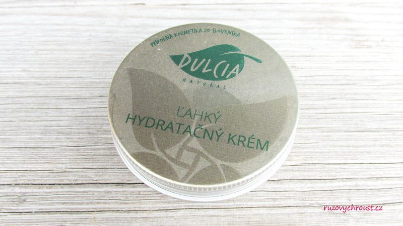 Lehký hydratační krém s panthenolem a vitaminem E | Dulcia Natural - recenze