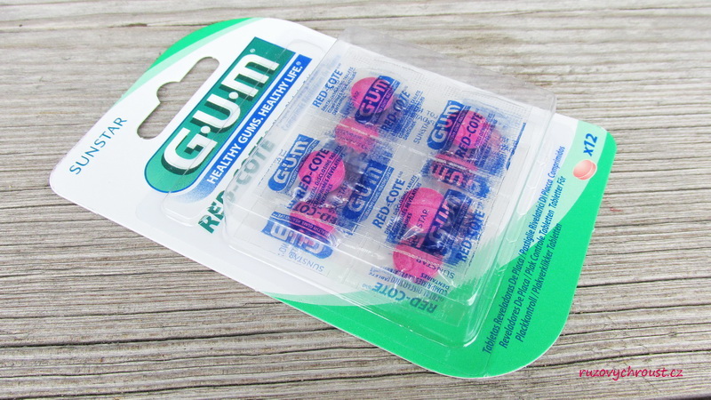 G.U.M. - tablety pro indikaci zubního plaku