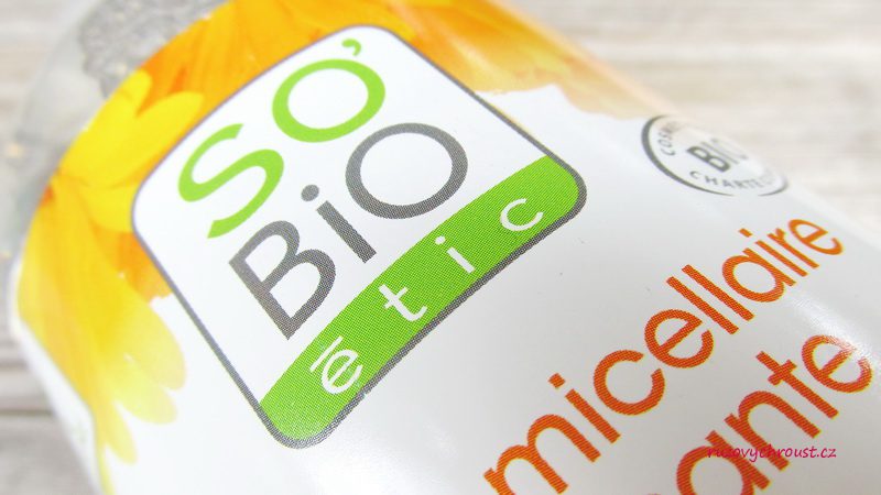 Přírodní micelární voda s měsíčkem a heřmánkem SO'BIO - recenze