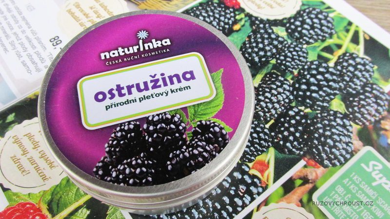 Naturinka – ostružinový pleťový krém